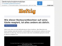 Bild zum Artikel: Wie dieser Restaurantbesitzer auf seine Gäste reagiert, ist alles andere als üblich.