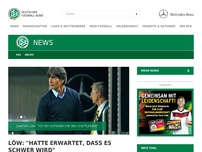 Bild zum Artikel: Löw: 'Ich hatte erwartet, dass es schwer wird'