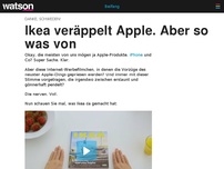 Bild zum Artikel: Ikea veräppelt Apple. Aber so was von