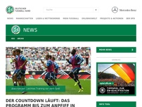 Bild zum Artikel: Der Countdown läuft: Das Programm bis zum Anpfiff