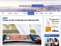 Bild zum Artikel: Polizei sucht 12-jährige aus Mainaschaff