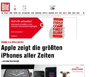 Bild zum Artikel: iPhone 6 & Apple Watch - Apple zeigt die größten iPhones aller Zeiten