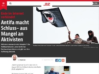 Bild zum Artikel: Antifa macht Schluss– aus Mangel an Aktivisten