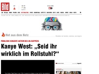 Bild zum Artikel: Kanye West bei Konzert: - Rollstuhlfahrer sollen aufstehen!