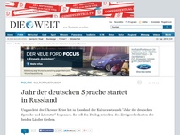 Bild zum Artikel: Kulturaustausch: Jahr der deutschen Sprache startet in Russland