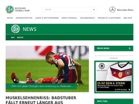 Bild zum Artikel: Muskelsehnenriss: Badstuber fällt erneut länger aus