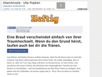 Bild zum Artikel: Eine Braut verschwindet einfach von ihrer Traumhochzeit. Wenn du den Grund hörst, laufen auch...