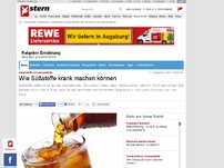 Bild zum Artikel: Zusatzstoffe in Lebensmitteln: Wie Süßstoffe krank machen können