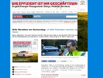 Bild zum Artikel: Blitz-Marathon am Donnerstag: 13.000 Polizisten machen Jagd auf Raser