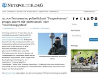 Bild zum Artikel: 151.000 Personen sind polizeilich mit “Drogenkonsum” getaggt, andere mit “geisteskrank” oder “Ansteckungsgefahr”