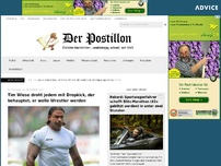 Bild zum Artikel: Tim Wiese droht jedem mit Dropkick, der behauptet, er wolle Wrestler werden