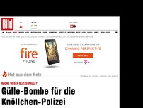 Bild zum Artikel: Rache wegen Blitzer? - Gülle-Bombe für die Knöllchen-Polizei