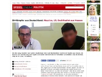 Bild zum Artikel: IS-Kämpfer aus Deutschland: Maurice, 15, Dschihadist aus Hessen