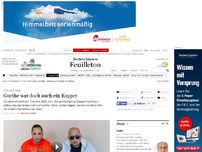 Bild zum Artikel: Goethe war doch auch ein Rapper: Mit Celo und Abdi unterwegs in ihrem Frankfurt