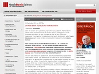 Bild zum Artikel: Die Nato dehnt sich aus und nicht Russland