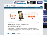 Bild zum Artikel: Islam: Die Opferrolle der Muslime in Deutschland nervt