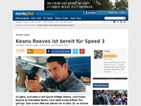 Bild zum Artikel: Keanu Reeves ist bereit für Speed 3