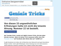 Bild zum Artikel: Von diesen 33 ungewöhnlichen Erfindungen hatte ich nicht die leiseste Ahnung. Nummer 22 ist...