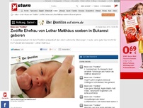 Bild zum Artikel: Neues vom 'Postillon': Zwölfte Ehefrau von Lothar Matthäus soeben in Bukarest geboren