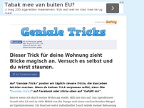 Bild zum Artikel: Dieser Trick für deine Wohnung zieht Blicke magisch an. Versuch es selbst und du wirst staunen.