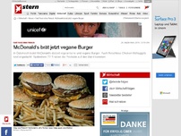 Bild zum Artikel: Fast Food ohne Fleisch: McDonald's brät jetzt vegane Burger