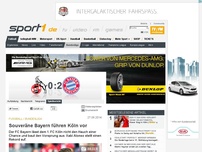 Bild zum Artikel: Souveräne Bayern führen Köln vor