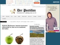 Bild zum Artikel: Geplante Obsoleszenz: Lebensmittel so konstruiert, dass sie nur bestimmte Zeit halten