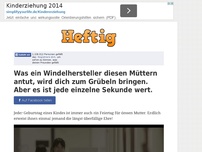 Bild zum Artikel: Was ein Windelhersteller diesen Müttern antut, wird dich zum Grübeln bringen. Aber es ist jede...