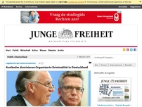 Bild zum Artikel: Ausländer dominieren Organisierte Kriminalität in Deutschland