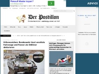 Bild zum Artikel: H-Kennzeichen: Bundeswehr lässt veraltete Fahrzeuge und Panzer als Oldtimer deklarieren
