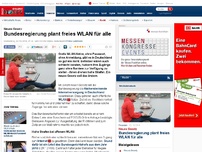 Bild zum Artikel: Neues Gesetz - Bundesregierung plant freies WLAN für alle