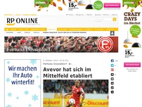 Bild zum Artikel: Fortuna Düsseldorf - Avevor hat sich im Mittelfeld etabliert