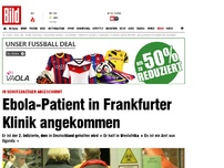 Bild zum Artikel: In Schutzanzügen abgeschirmt - Ebola-Patient in Frankfurter Klinik eingeliefert