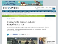 Bild zum Artikel: Ukraine: Bundeswehr bereitet sich auf Kampfeinsatz vor