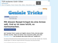 Bild zum Artikel: Mit diesem Rezept kriegst du eine Armee satt. Und es ist sooo leicht, es nachzumachen.