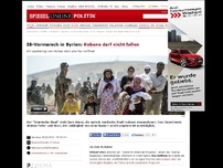 Bild zum Artikel: IS-Vormarsch in Syrien: Warum Kobane nicht fallen darf