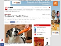 Bild zum Artikel: Veganes Hundefutter: Gemüse und Tofu statt Knochen