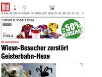 Bild zum Artikel: Vor lauter Schreck! - Wiesn-Besucher verprügelt Geisterbahn-Monster