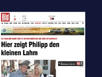 Bild zum Artikel: Bayern auf der Wiesn - Hier zeigt Philipp den kleinen Lahm