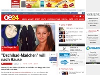 Bild zum Artikel: 'Dschihad-Mädchen' will nach Hause