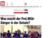 Bild zum Artikel: *** BILDplus Inhalt *** Pauken statt Pauke - Was macht der Frei.Wild-Sänger in der Schule?