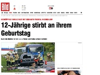 Bild zum Artikel: Auto rast in Lkw - 12-Jährige stirbt an ihrem Geburtstag