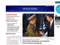 Bild zum Artikel: Kein Scherz! Nordkorea und Südkorea planen Wiedervereinigung!