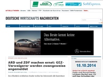 Bild zum Artikel: ARD und ZDF machen ernst: GEZ-Verweigerer werden zwangsweise angemeldet