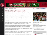 Bild zum Artikel: 1:0! Club kämpft Leipzig nieder