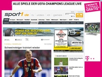 Bild zum Artikel: Schweinsteiger trainiert wieder