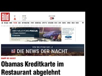 Bild zum Artikel: Knapp bei Kasse? - Obamas Kreditkarte im Restaurant abgelehnt