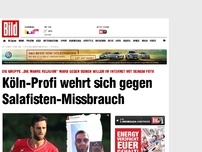 Bild zum Artikel: Werbung im Internet - Köln-Profi wehrt sich gegen Salafisten
