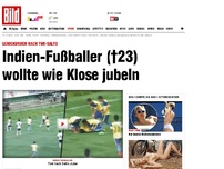 Bild zum Artikel: Genickbruch! - Indien-Fußballer stirbt nach Jubel-Salto