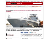 Bild zum Artikel: Rüstungsdeal: Deutschland sponsert Israels Kriegsschiffe mit 300 Millionen
